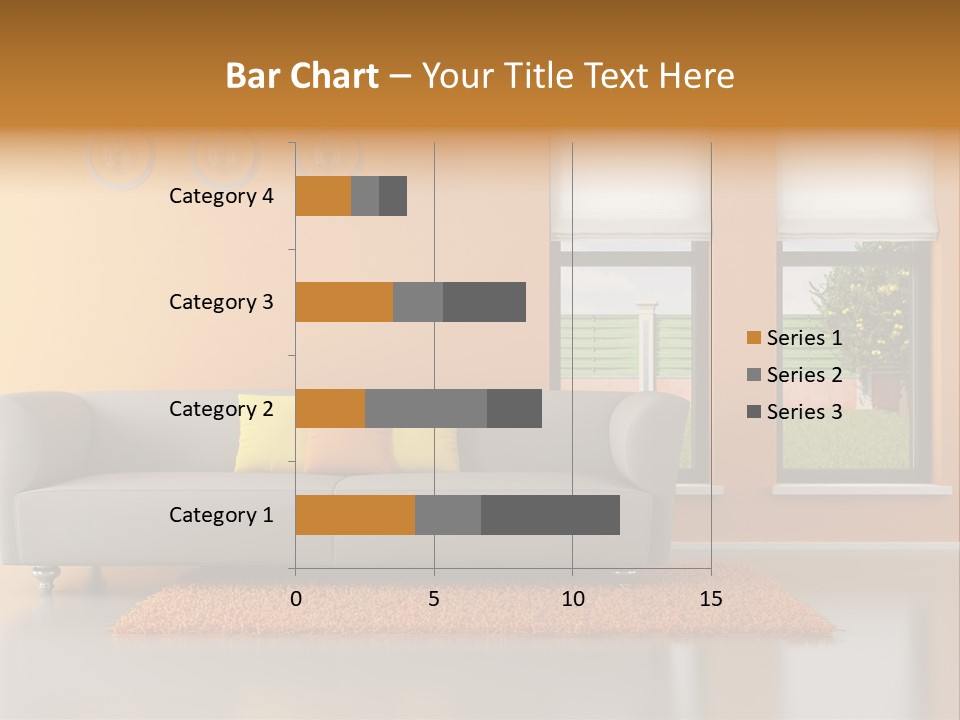 Nobody Orange Interior PowerPoint Template