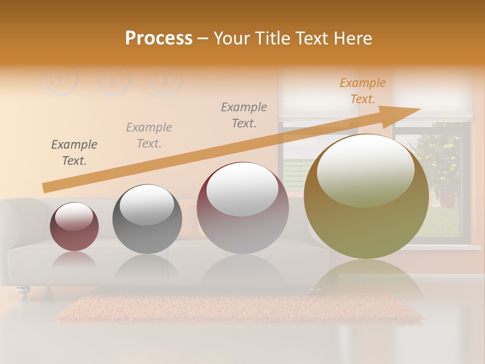 Nobody Orange Interior PowerPoint Template