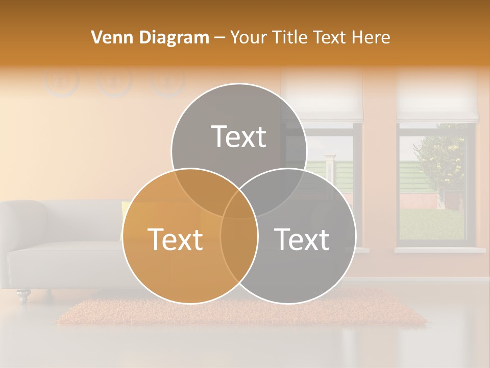 Nobody Orange Interior PowerPoint Template