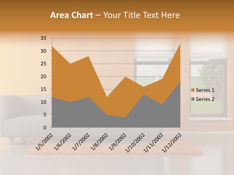 Nobody Orange Interior PowerPoint Template
