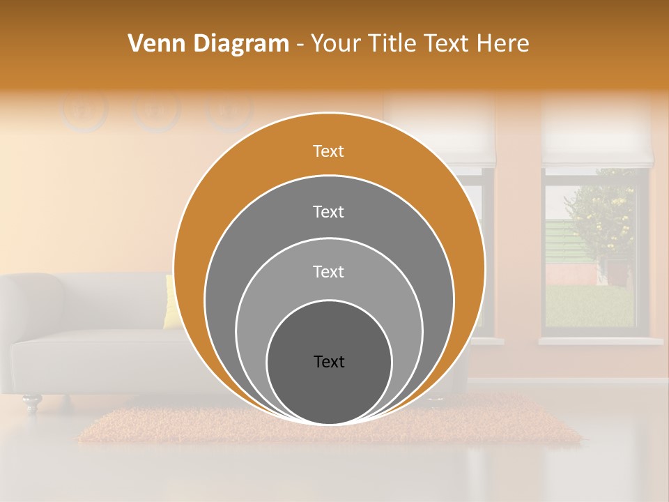 Nobody Orange Interior PowerPoint Template