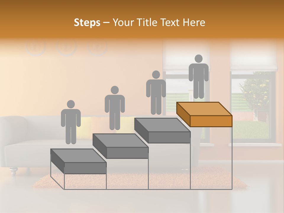 Nobody Orange Interior PowerPoint Template