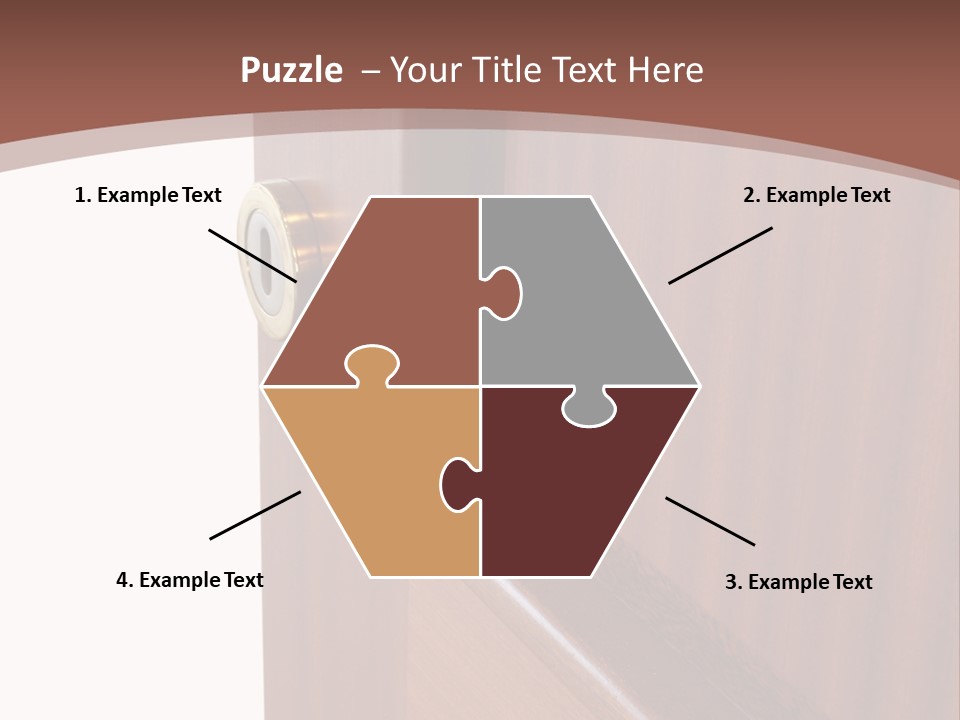 Interior Lock Architecture PowerPoint Template