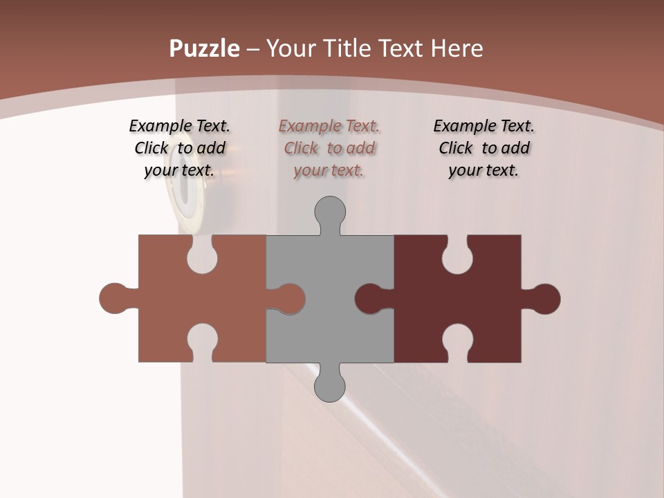 Interior Lock Architecture PowerPoint Template