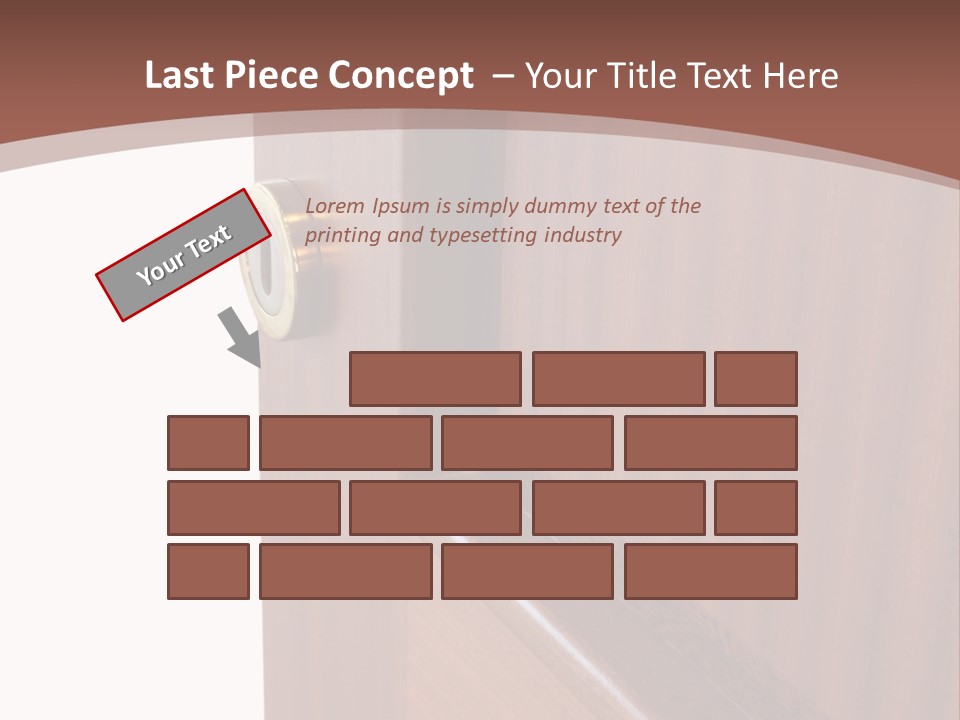 Interior Lock Architecture PowerPoint Template