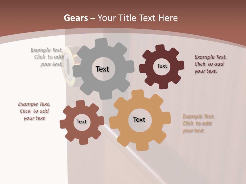 Interior Lock Architecture PowerPoint Template