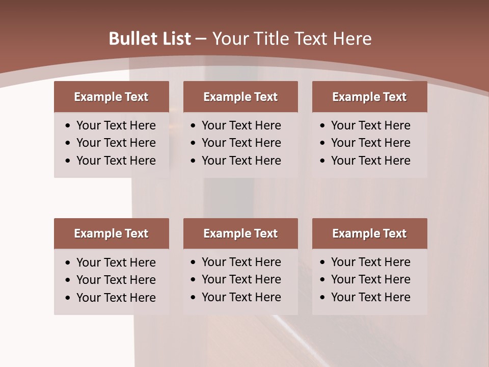 Interior Lock Architecture PowerPoint Template