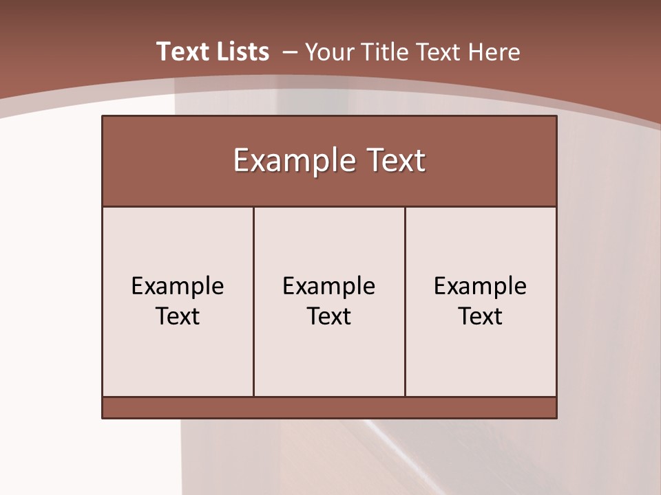 Interior Lock Architecture PowerPoint Template