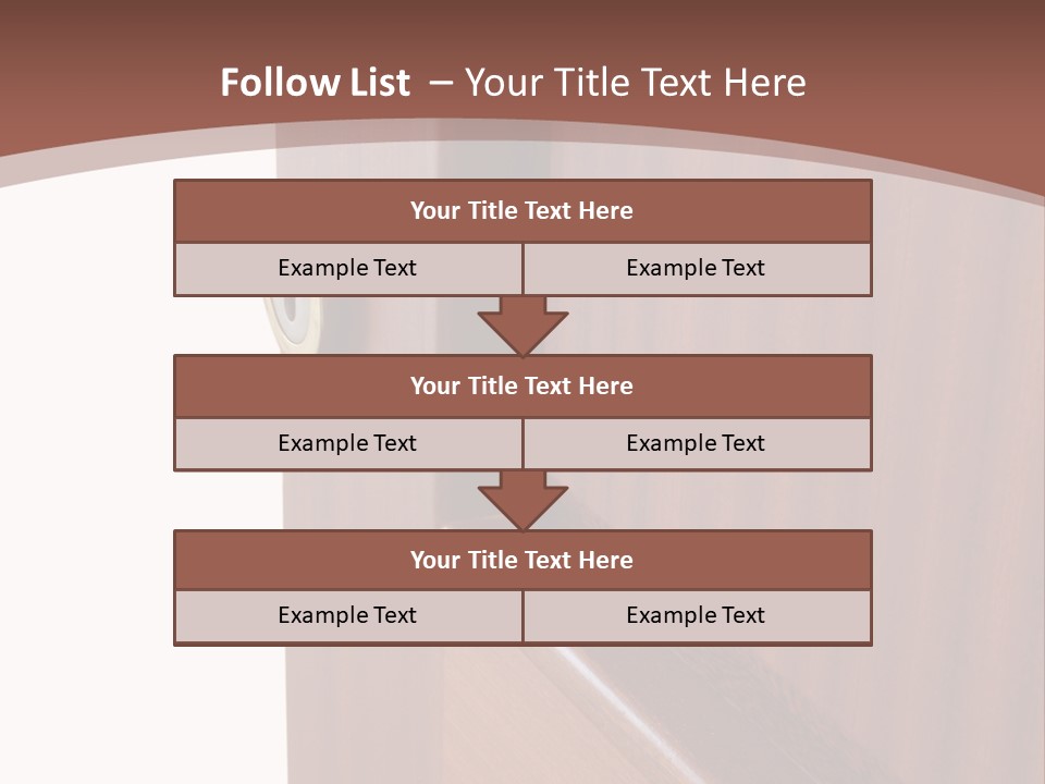 Interior Lock Architecture PowerPoint Template