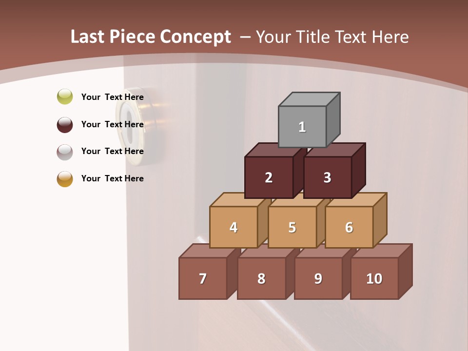 Interior Lock Architecture PowerPoint Template