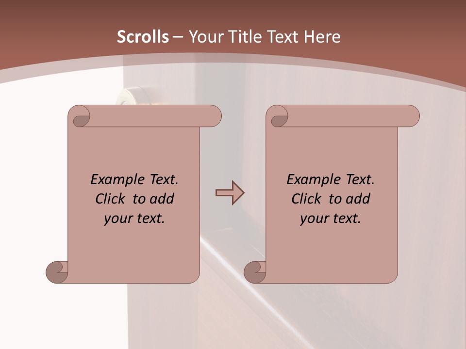 Interior Lock Architecture PowerPoint Template