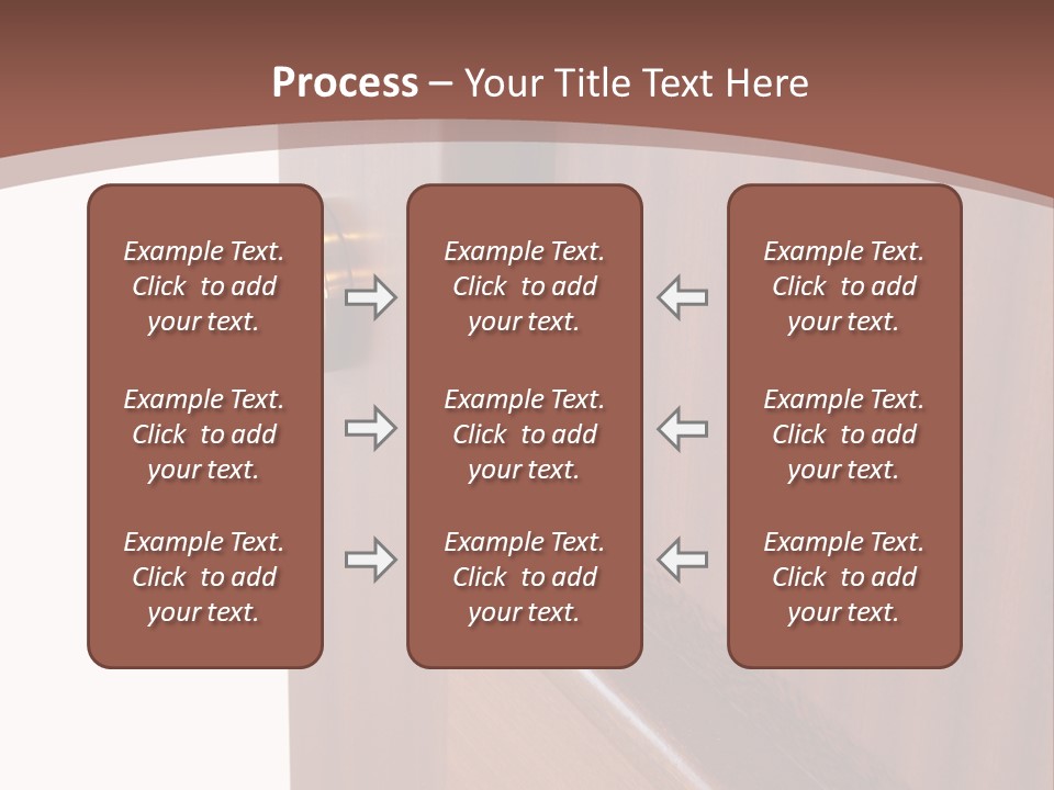Interior Lock Architecture PowerPoint Template