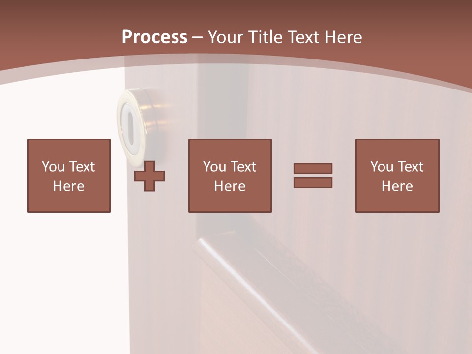Interior Lock Architecture PowerPoint Template