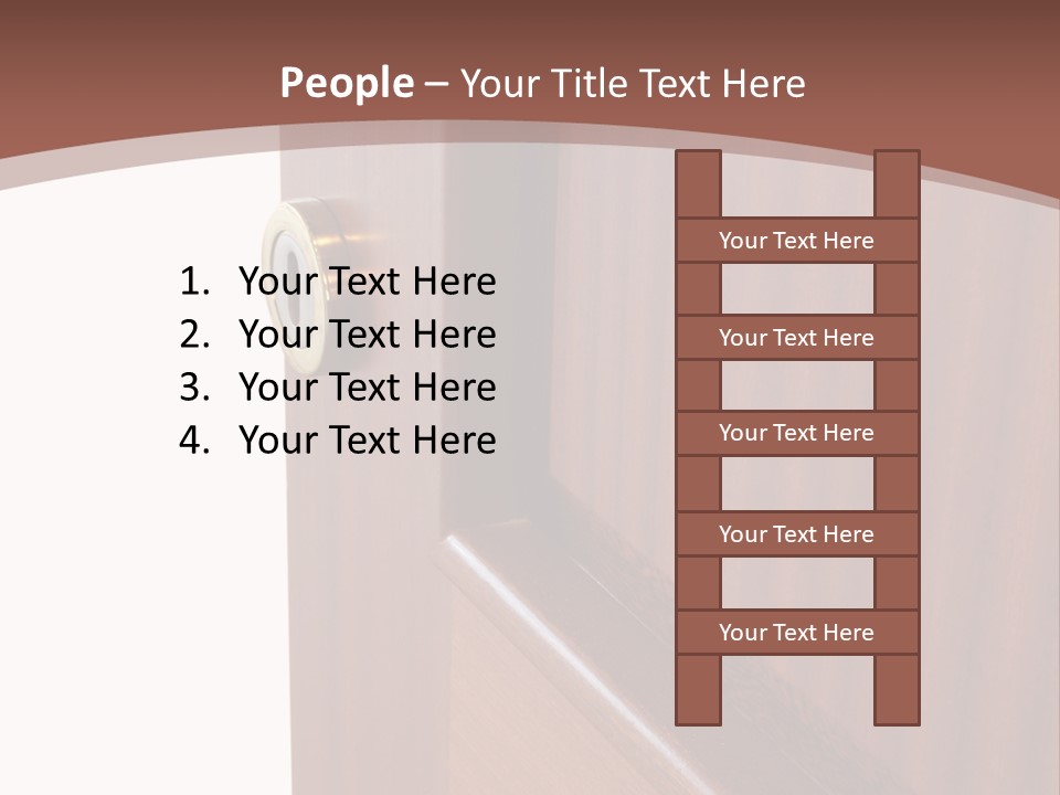 Interior Lock Architecture PowerPoint Template