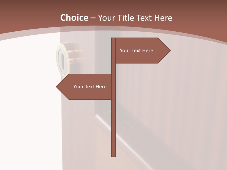 Interior Lock Architecture PowerPoint Template