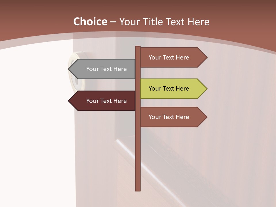 Interior Lock Architecture PowerPoint Template