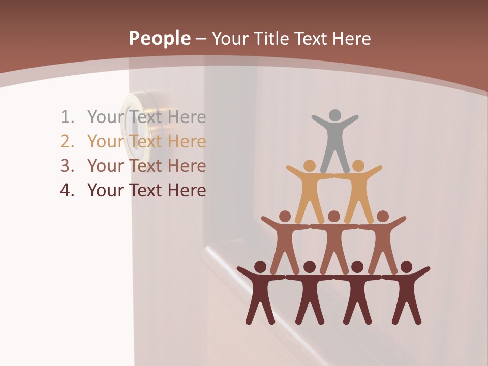 Interior Lock Architecture PowerPoint Template