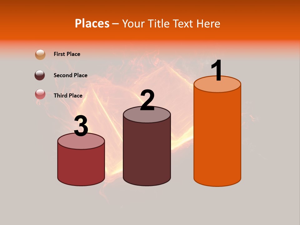 Knowledge Flame Icon PowerPoint Template
