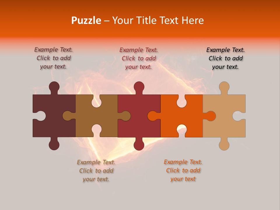 Knowledge Flame Icon PowerPoint Template