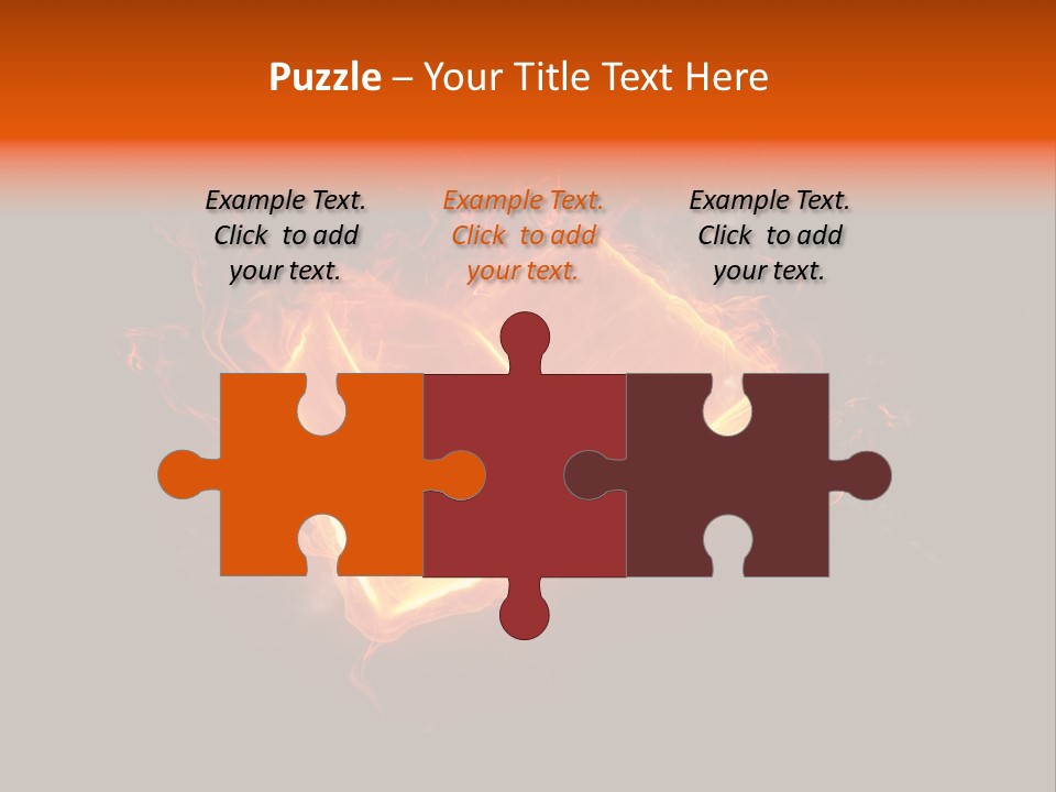 Knowledge Flame Icon PowerPoint Template