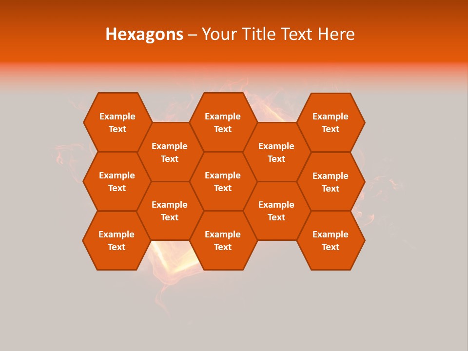 Knowledge Flame Icon PowerPoint Template