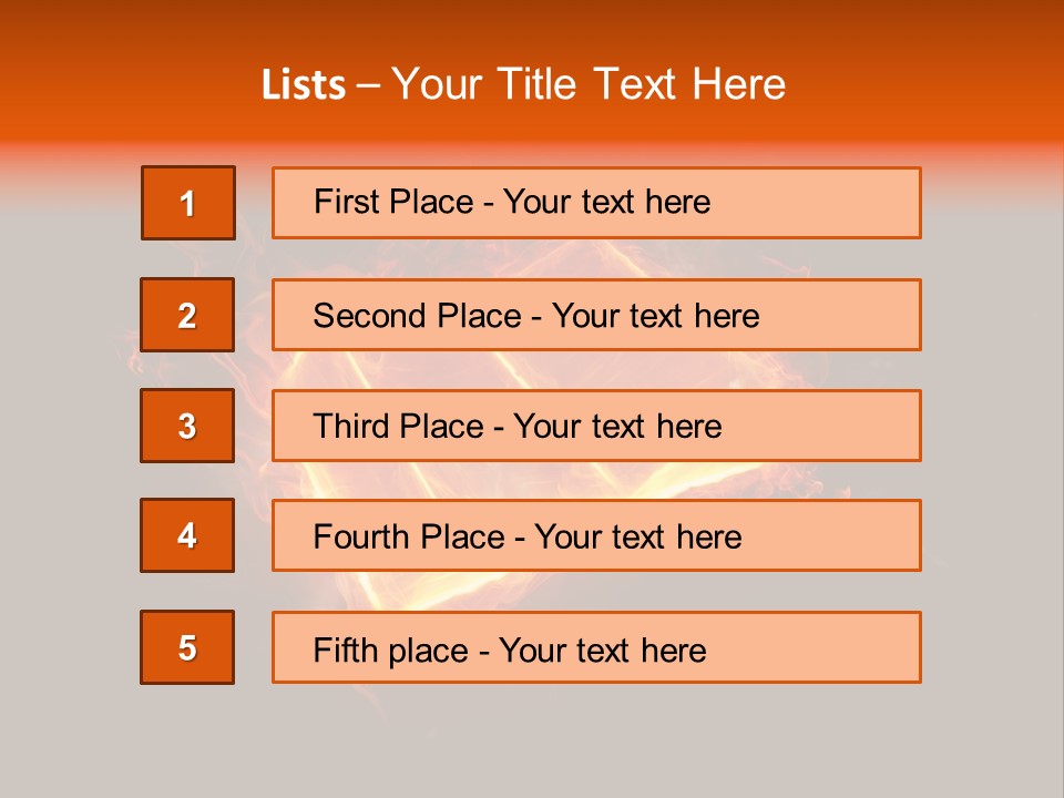Knowledge Flame Icon PowerPoint Template