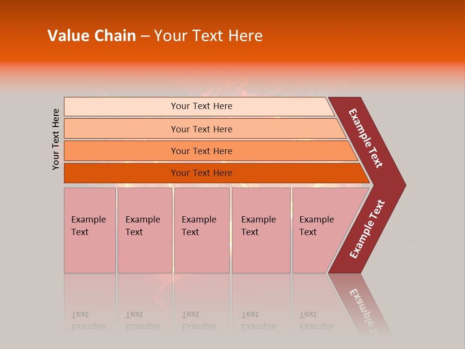 Knowledge Flame Icon PowerPoint Template