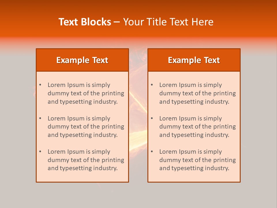Knowledge Flame Icon PowerPoint Template