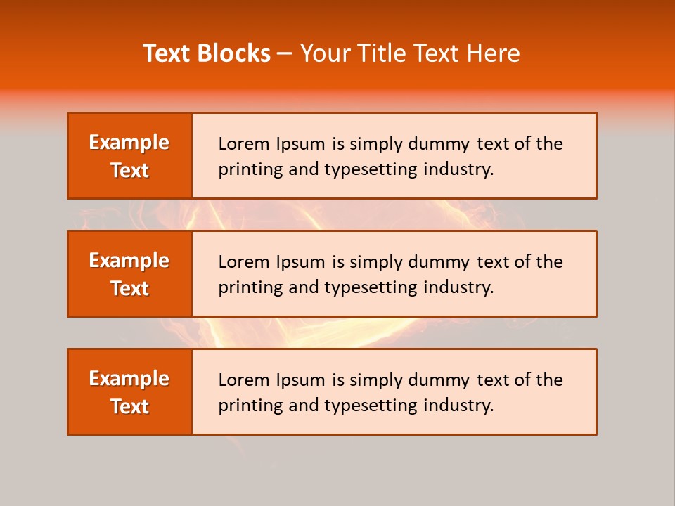 Knowledge Flame Icon PowerPoint Template