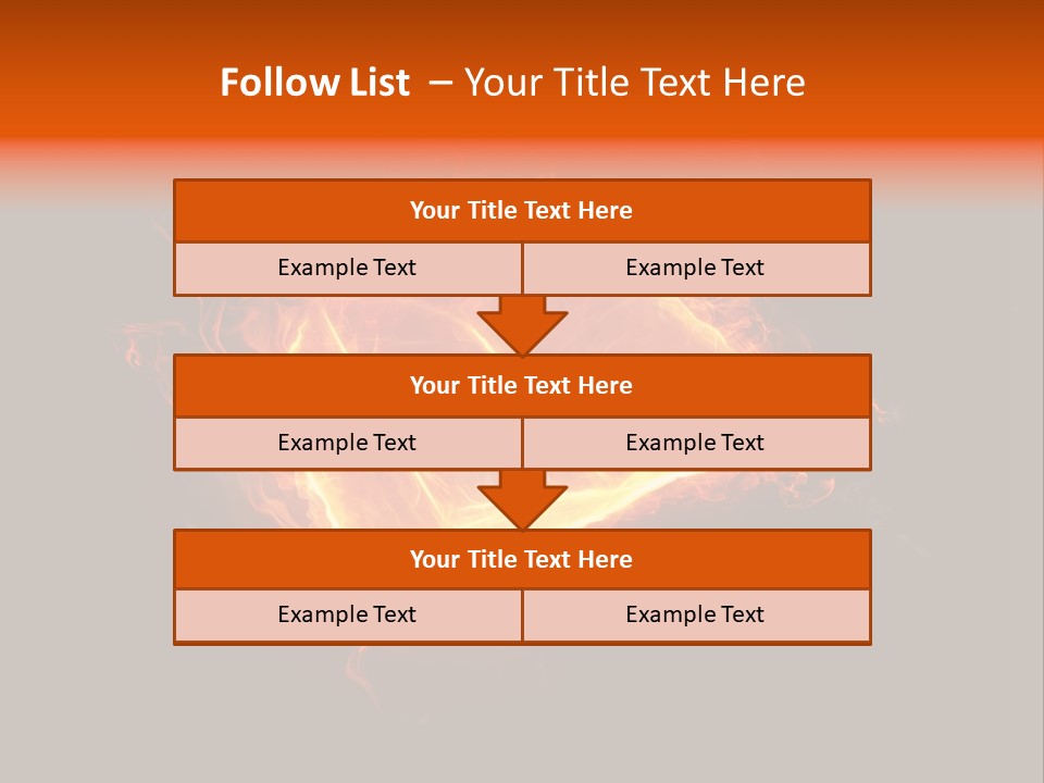 Knowledge Flame Icon PowerPoint Template