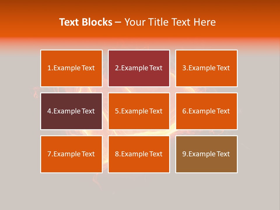 Knowledge Flame Icon PowerPoint Template