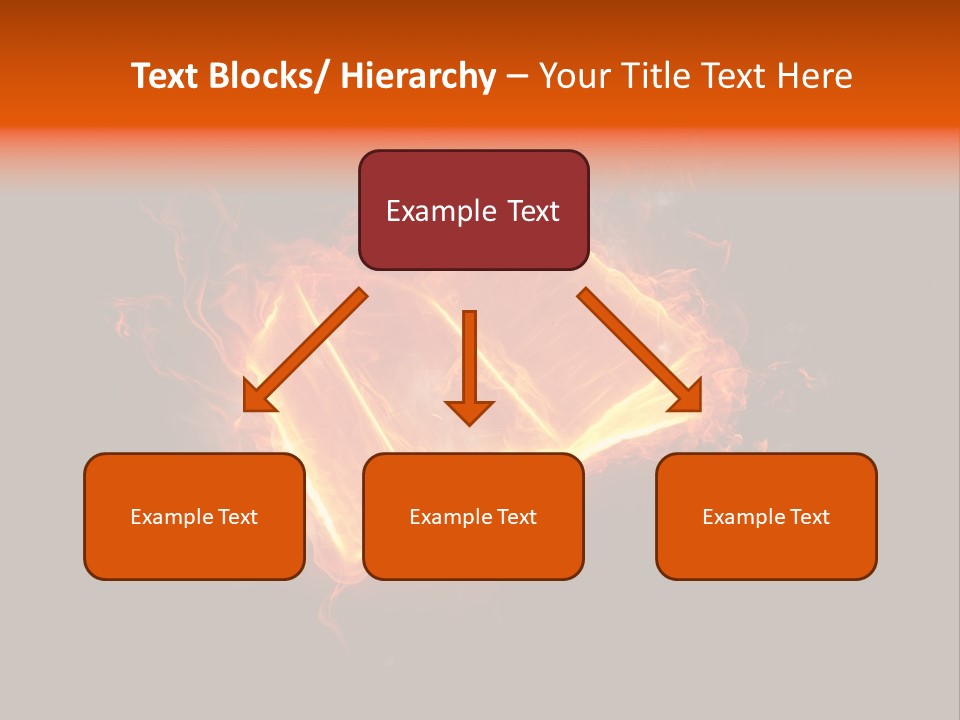 Knowledge Flame Icon PowerPoint Template