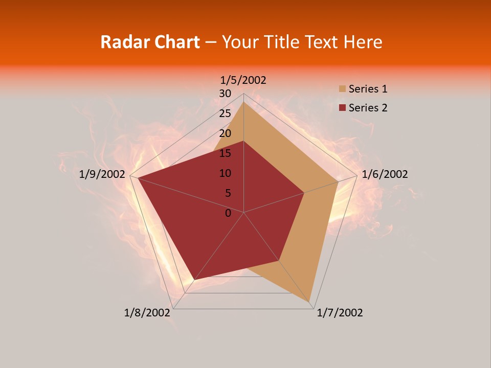 Knowledge Flame Icon PowerPoint Template