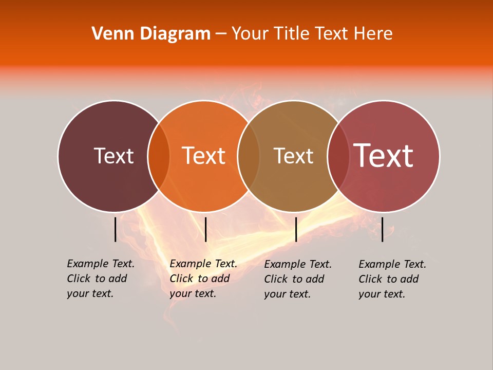 Knowledge Flame Icon PowerPoint Template