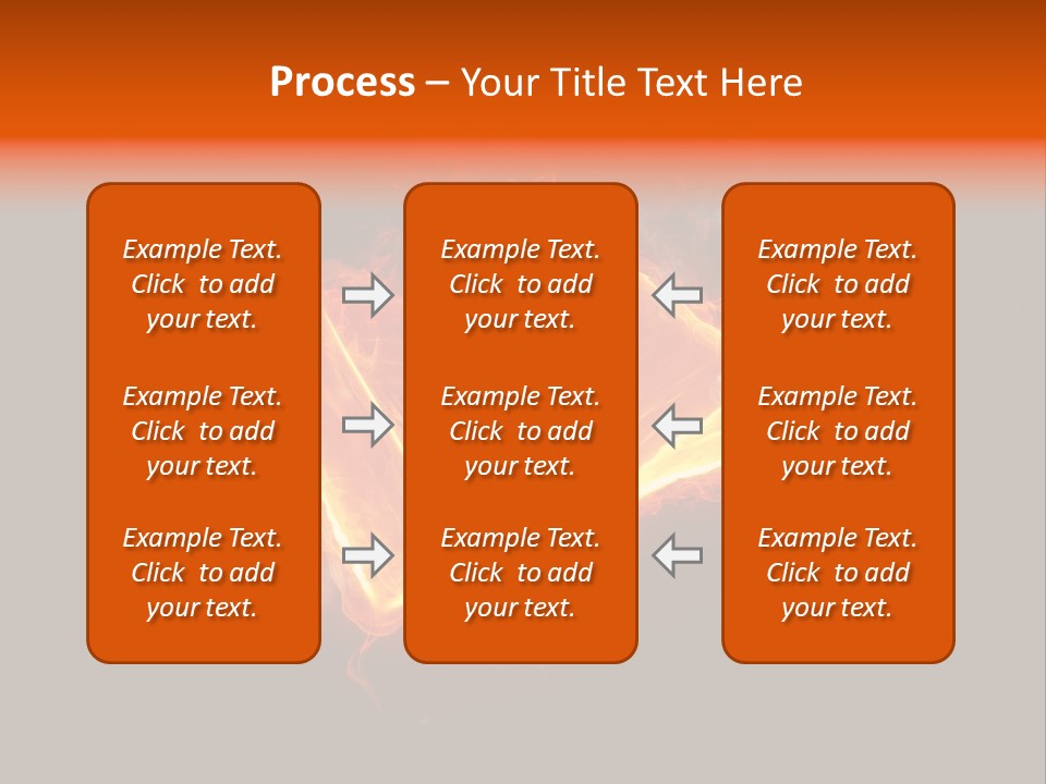 Knowledge Flame Icon PowerPoint Template