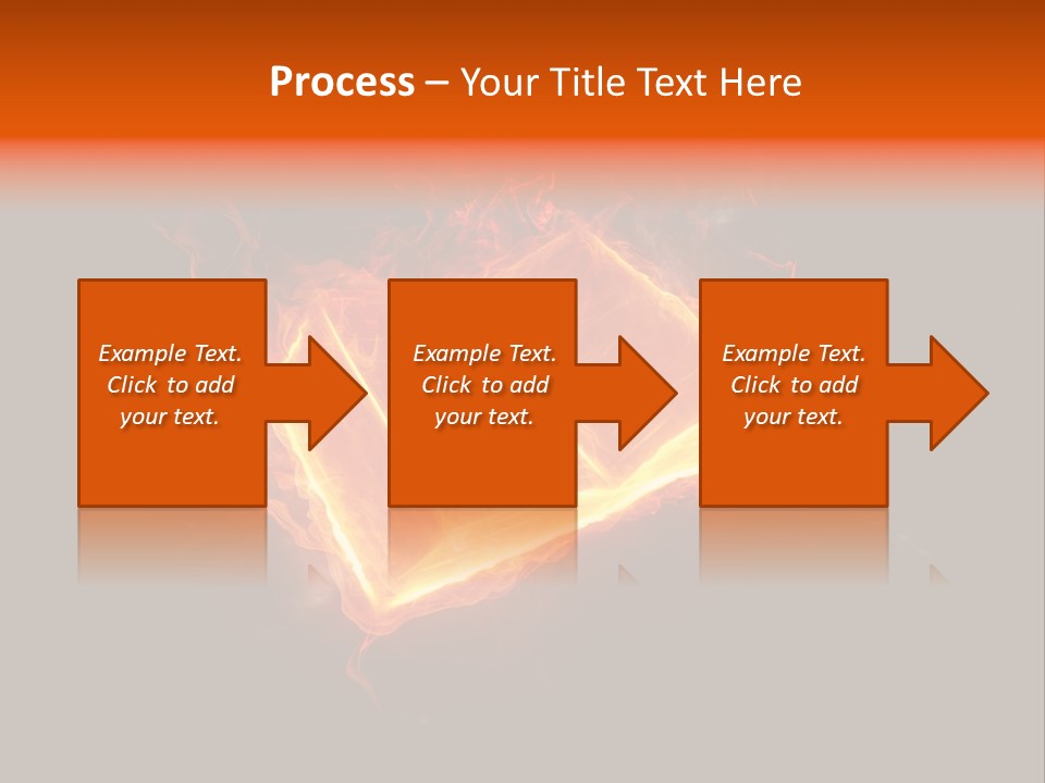 Knowledge Flame Icon PowerPoint Template