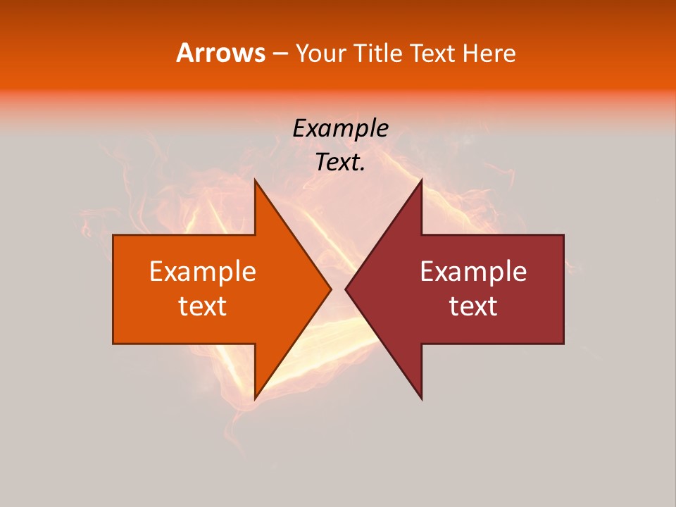 Knowledge Flame Icon PowerPoint Template