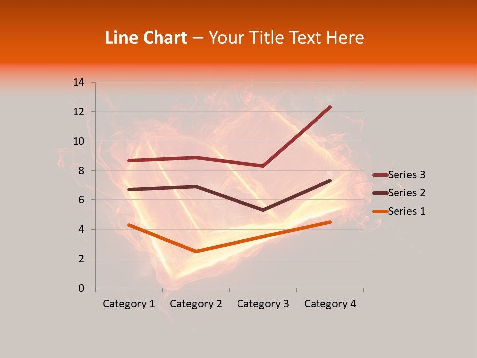 Knowledge Flame Icon PowerPoint Template