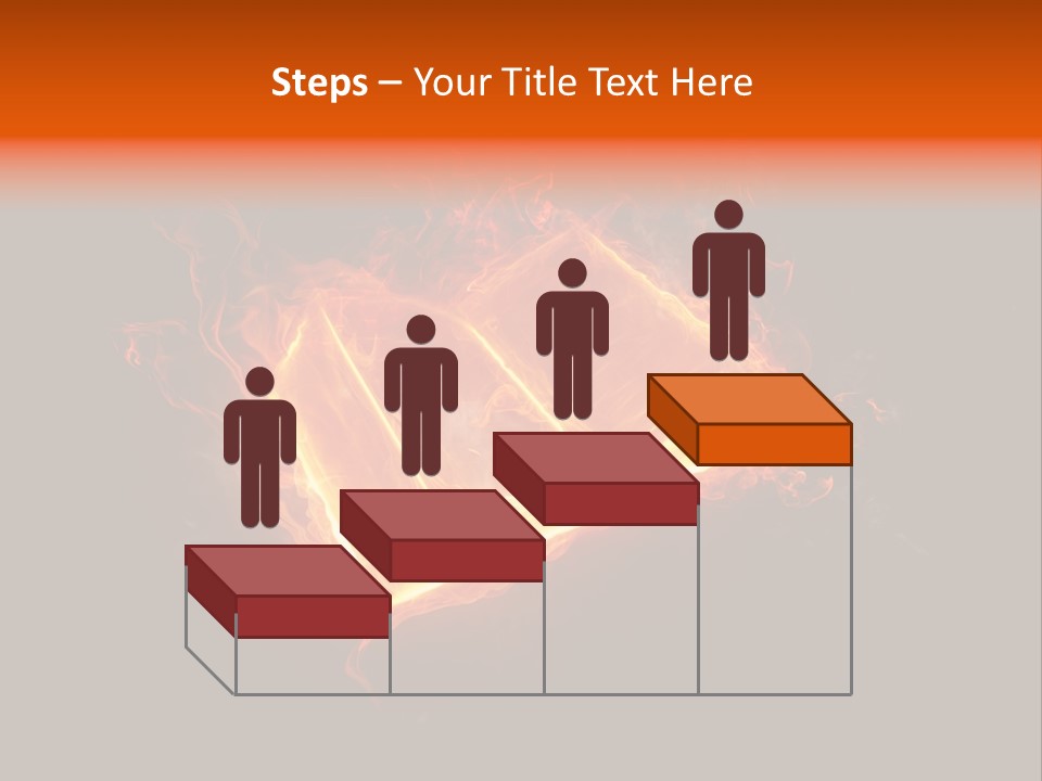 Knowledge Flame Icon PowerPoint Template