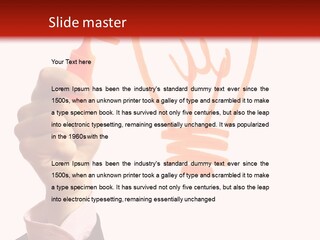 Hand Marker Energy PowerPoint Template