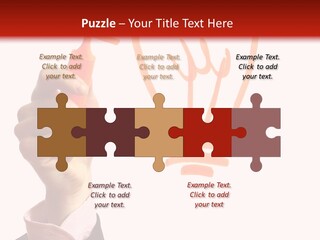 Hand Marker Energy PowerPoint Template