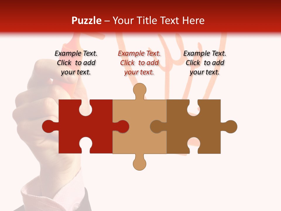 Hand Marker Energy PowerPoint Template