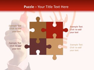 Hand Marker Energy PowerPoint Template