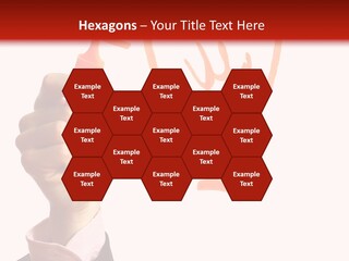 Hand Marker Energy PowerPoint Template