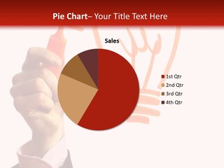 Hand Marker Energy PowerPoint Template