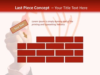 Hand Marker Energy PowerPoint Template