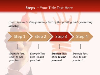 Hand Marker Energy PowerPoint Template