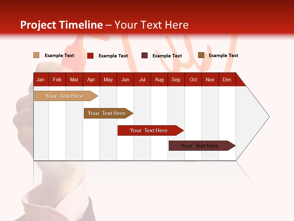Hand Marker Energy PowerPoint Template