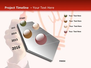 Hand Marker Energy PowerPoint Template