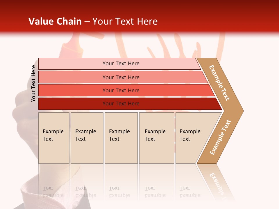 Hand Marker Energy PowerPoint Template